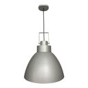 Ver imagem 1 de Lustre Pendente Utron King Estilo Industrial Alumínio 40cm - Cinza/branco Monocromático