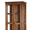 Ver imagem 2 de Cristaleira Madeira Maciça 2 Portas Laterais em Vidro 3 Prateleiras 60301 Linz Móveis