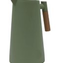 Ver imagem 2 de Garrafa Térmica Design Cabo Madeira Botão Abre Fácil Verde - Vivaflor Decor