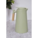 Ver imagem 4 de Garrafa Térmica Design Cabo Madeira Botão Abre Fácil Verde - Vivaflor Decor