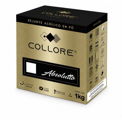 Rejunte Acrilico Pratiko Absoluto - Ebano - 1kg
