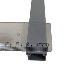 Kit 3 Canaleta Aberta Painel Elétrico Fio Cinza 20x20x2000mm - 2