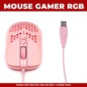 Ver imagem 4 de Mouse Gamer Vx Gaming Void com Led Rgb Rosa 7600 Dpi Cabo Usb