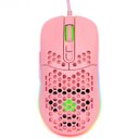 Ver imagem 1 de Mouse Gamer Vx Gaming Void com Led Rgb Rosa 7600 Dpi Cabo Usb
