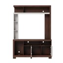 Ver imagem 4 de Estante Home para Sala Oma Nogueira Real Off White Matte