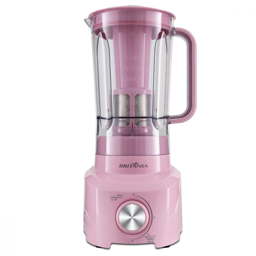Liquidificador Britânia Blq1015 Turbo Rosa 900w 127v - 1
