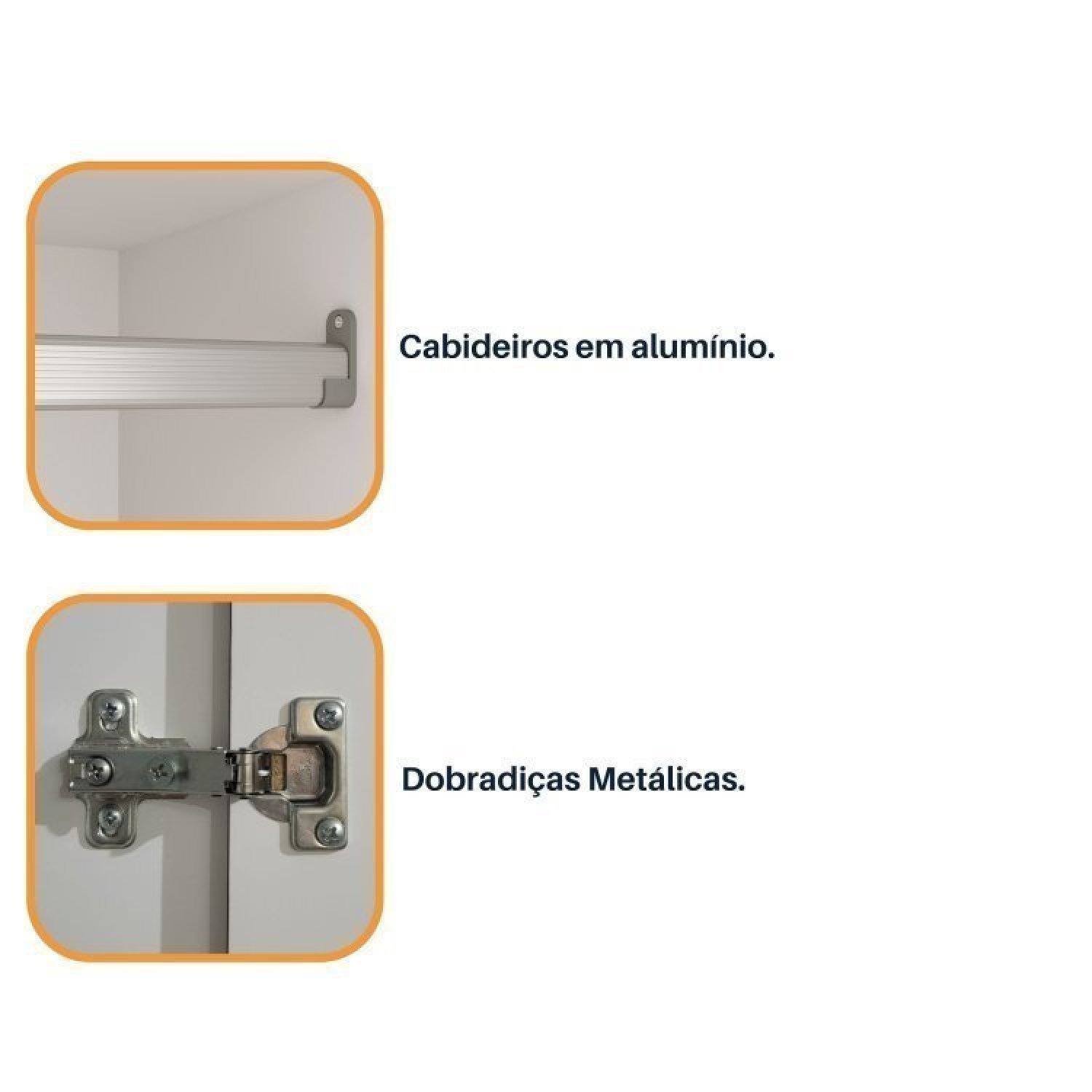 Quarto de Casal Roupeiro 6 Portas Portugal com Pés, Cama Casal Queen, Cabeceira e Cômoda 5 Gavetas - 10