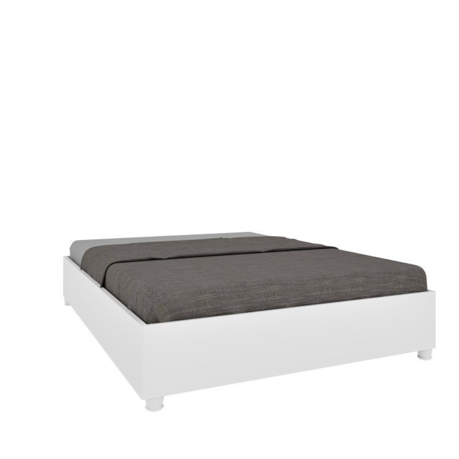 Quarto de Casal Roupeiro 6 Portas Portugal com Pés, Cama Casal Queen, Cabeceira e Cômoda 5 Gavetas - 15