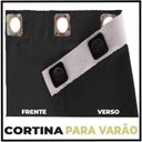 Ver imagem 6 de cortina blackout corta luz 6,00 x 2,70 ilhios veneza preto