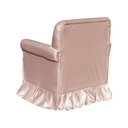 Ver imagem 3 de Poltrona Amamentação com Balanço + Puff Laura Veludo Rosa