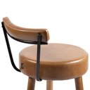 Ver mais imagens de Banqueta Alta para Cozinha Área Gourmet Nápoles Couríssimo Amarula - Desk Design