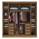 Ver imagem 4 de Quarto de Casal Roupeiro 6 Portas Portugal com Pés, Cama Casal Queen, Cabeceira e Cômoda 5 Gavetas