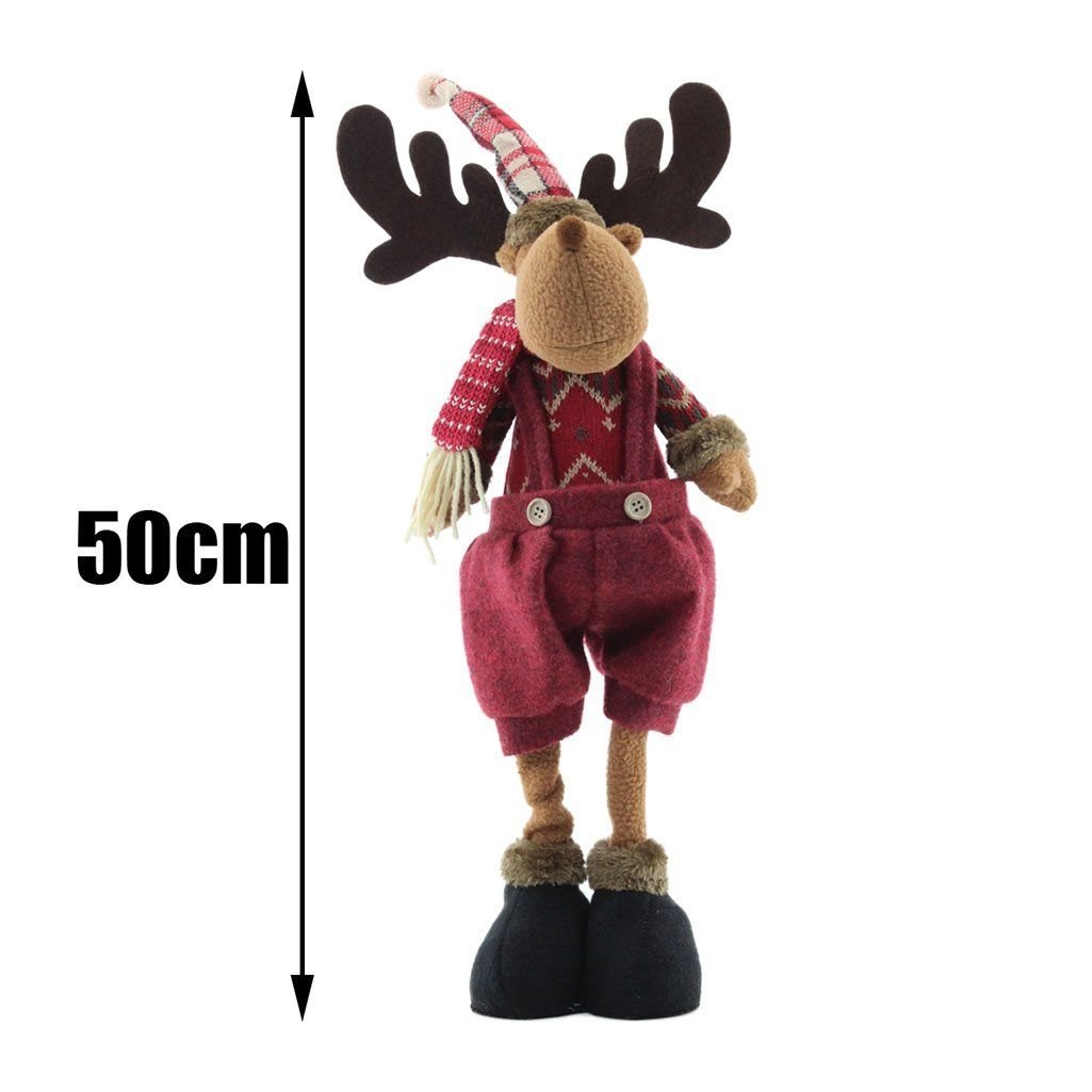 Boneco Rena Decoração Natal em Tecido 50cm - 2