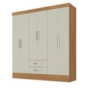 Ver imagem 2 de Guarda Roupa Casal 6 Portas 2 Gavetas Pinheiro Espresso Móveis 