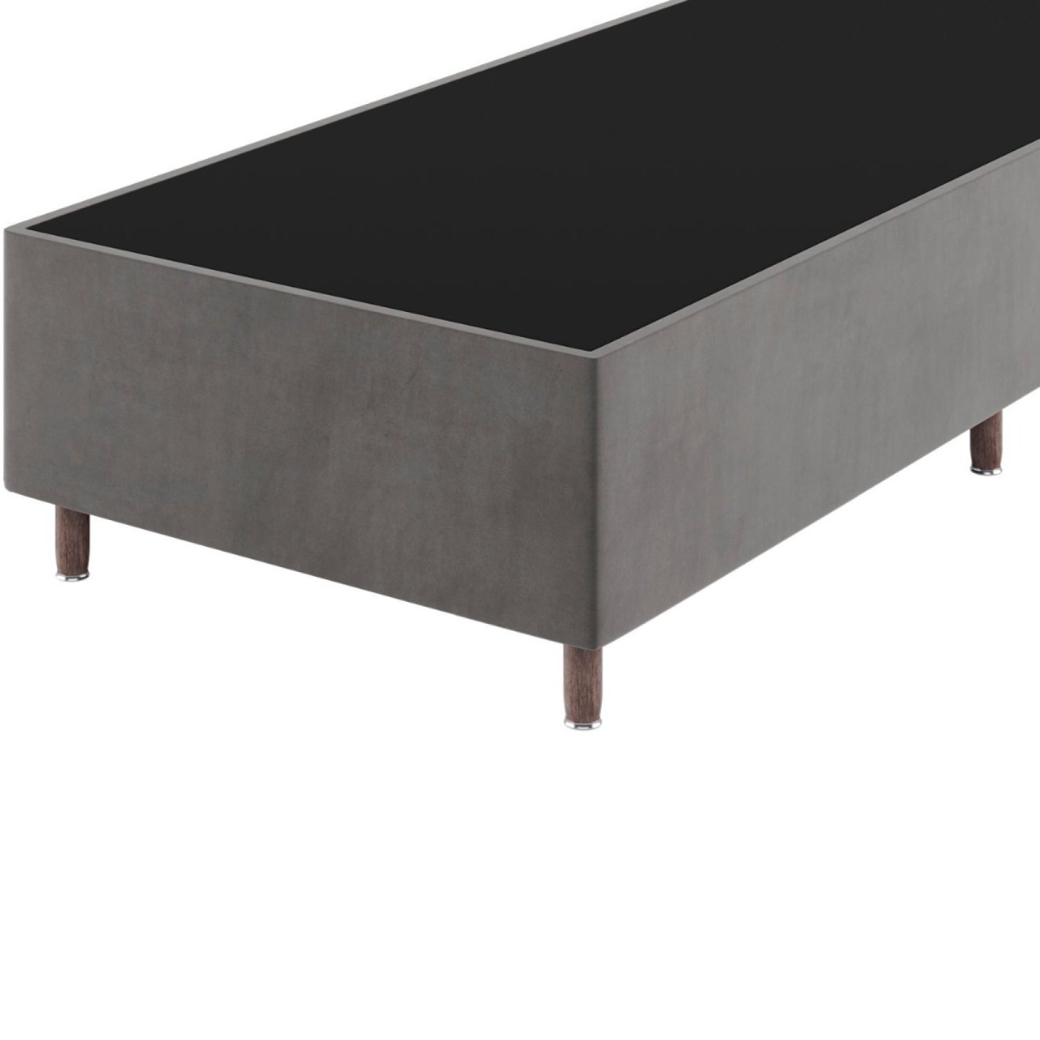 Base Box Solteiro 37cm x 188cm x 88cm Treviso Liso - 3