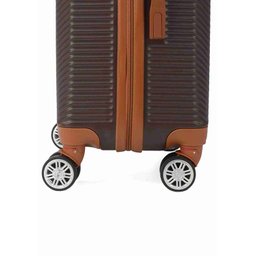 Mala de Viagem Polo King Sicilia C/ Cadeado - Tam M - Marrom - 10