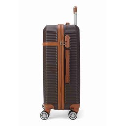 Mala de Viagem Polo King Sicilia C/ Cadeado - Tam M - Marrom - 9