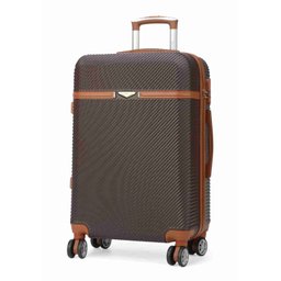 Mala de Viagem Polo King Sicilia C/ Cadeado - Tam M - Marrom - 7