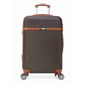 Mala de Viagem Polo King Sicilia C/ Cadeado - Tam M - Marrom