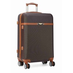 Mala de Viagem Polo King Sicilia C/ Cadeado - Tam M - Marrom - 6