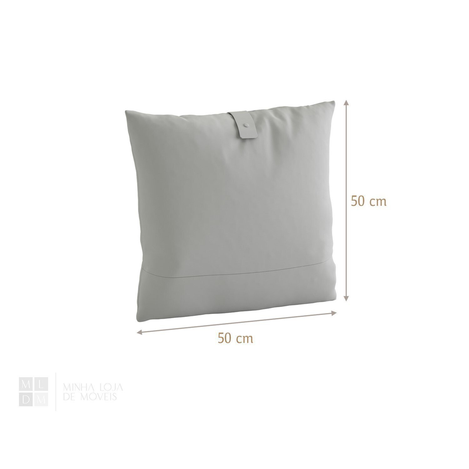 Almofada 50x50cm em Linho Leme Alves Pereira - 3