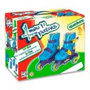 Ver imagem 5 de Patins Infantil Tri-Line Ajustável do 30-33 Azul - Fênix