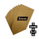 Ver imagem 2 de Placa A6 20 Unidades 10x15cm Mdf 3mm
