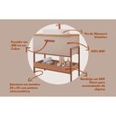 Ver imagem 4 de Bancada de Banheiro Balcão Portinari 1 Porta C/ Cuba 80cm Cimento/freijo - Mgm