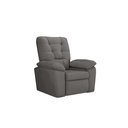 Ver imagem 4 de Poltrona Içá Retrátil e Reclinável Suede Cinza - XFlex Sofás