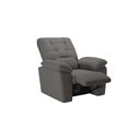 Ver imagem 2 de Poltrona Içá Retrátil e Reclinável Suede Cinza - XFlex Sofás