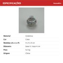 Ver imagem 2 de Vaso Decorativo de Cerâmica Color 9x9x9cm Enfeite Sala Mesa Estante Aparador