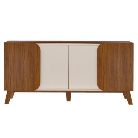 Buffet 4 Portas Sala de Jantar 160 Cm 4506 Cedro Off White Arly