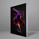 Ver imagem 3 de Quadro Decorativo Flower Gladioli Relevo