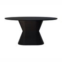 Ver imagem 3 de Mesa de Jantar Apollo Tampo Oval 160x90cm Preto