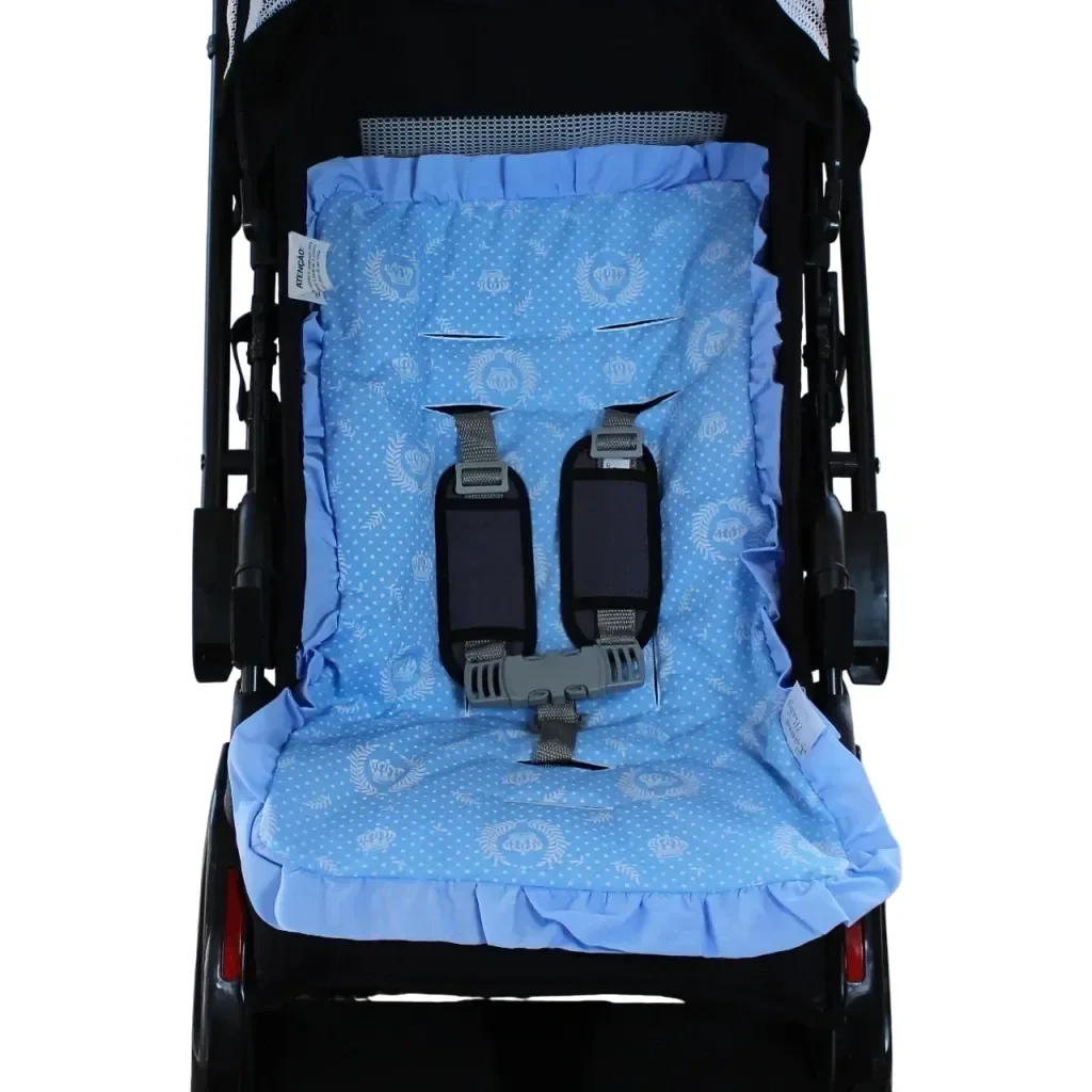 Capa de Carrinho Mt - Nobreza Azul Bebê - 1