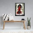 Ver imagem 2 de Quadro Orixá Iansã - Aquarela 24x18cm:madeira Branca