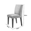 Ver imagem 4 de Sala de Jantar Mesa Olimpia 120 Tampo em Mdf Canto Copo com 4 Cadeiras Grecia