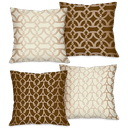 Ver imagem 1 de Kit com 4 Capas para Almofadas Decorativas Arte Abstrata