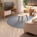 Ver imagem 7 de Rack 60 Pol Mesa Centro e Apoio Sala Lop4 Carvalho Off White Arly