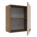 Ver imagem 5 de Armário Aéreo 60 Cm 1 Porta Rustic/crema Agata Madesa