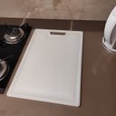 Ver imagem 2 de Tábua de Corte Multicorte Cozinha Profissional Branca Cinquetti 44x30cm Poliestireno