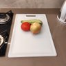 Tábua de Corte Multicorte Cozinha Profissional Branca Cinquetti 44x30cm Poliestireno - 3