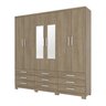 Guarda-Roupa Casal Sylas 6 Portas 9 Gavetas - 3