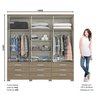 Guarda-Roupa Casal Sylas 6 Portas 9 Gavetas - 4