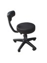 Ver imagem 4 de Mocho Preto para Estética Cadeira Ergonômica Regulagem de Altura Clínica Manicure Giratória Rodínhas
