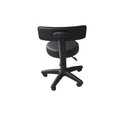 Ver imagem 5 de Mocho Preto para Estética Cadeira Ergonômica Regulagem de Altura Clínica Manicure Giratória Rodínhas