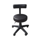 Ver imagem 3 de Mocho Preto para Estética Cadeira Ergonômica Regulagem de Altura Clínica Manicure Giratória Rodínhas
