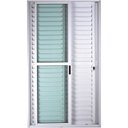 Ver imagem 2 de Porta de Aluminio Balcão 3 Folhas com Fechadura Linha Premium:2,10 X 1,50/brilhante