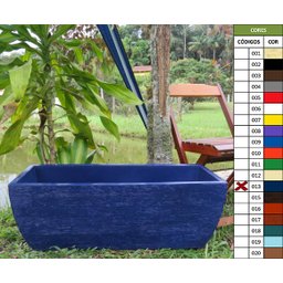 Kit 3 Vaso Planta 80x30 Jardineira Floreira Polietileno BGPLASTICOS V5 LILAS VIOLETA 008 - 4