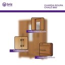 Ver imagem 4 de Guarda-roupa 05 Portas e 02 Gavetas Chale Cinamomo - Henn - Briz
